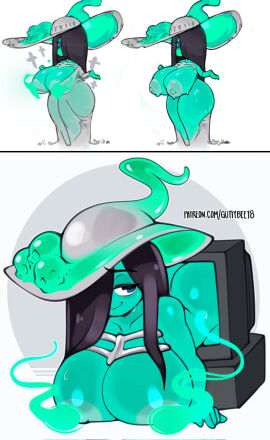 1girls breasts female ghost guttybee huge_ass huge_breasts shortstack tagme voluptuous