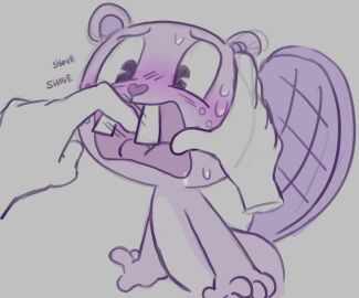 1boy anthro beaver beaver_ears beaver_tail blush blush_lines buckteeth color colored digital_drawing_(artwork) digital_media_(artwork) disembodied_hand disembodied_hands dubious_consent english_text finger_in_another's_mouth finger_in_mouth freckles furry hand_on_face hand_on_head happy_tree_friends human_on_anthro male male_only mammal mondo_media open_mouth purple_body purple_fur rodent sciurid shocked shocked_expression simple_background solo solo_focus solo_male surprise surprised surprised_expression surprised_face sweat sweatdrop sweating teeth teeth_gap text tooth_gap toothy toothy_(htf) what zonkeyshow