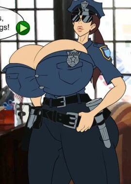 big_lips breasts female huge_breasts jasmine_juggs massive_breasts meet_'n'_fuck_games meet_and_fuck officer policewoman puckered_lips thick_thighs