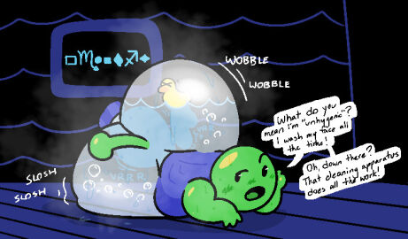 big_ass buttplug dialogue onomatopoeia pelnsfw peludoburro tagme text undertale undertale_(series) vibrator_in_ass woshua