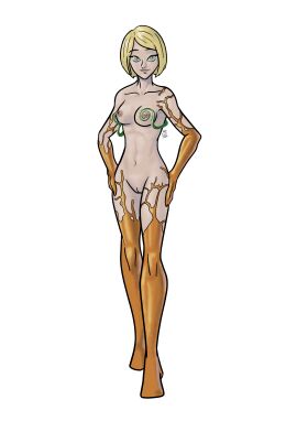 1girls 2024 artist_signature ashley_graham ashley_graham_(ella_freya) blonde_hair breasts capcom dated female green_eyes marvel marvel_comics nipples pussy resident_evil resident_evil_4 resident_evil_4_remake rot_seraph shaved_pussy spider-man_(series) symbiote vagina