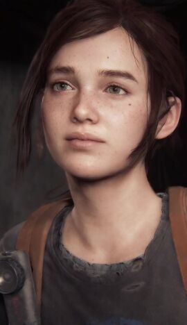 1girls ai_generated cum cum_on_face ellie_(the_last_of_us) ellie_williams facial female green_eyes naughty_dog petite sperm tagme the_last_of_us the_last_of_us_2 video