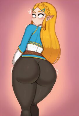 1girls 2025 2d 2d_(artwork) 2d_artwork ass big_ass bimbo blonde_hair breath_of_the_wild digital_art digital_media digital_media_(artwork) drunkavocado female female_focus female_only fully_clothed jpeg jpg nintendo princess_zelda source_request tagme the_legend_of_zelda tight_clothing zelda_(breath_of_the_wild)