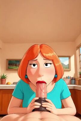 ai_generated blowjob chatrule.ai deepthroat eye_contact family_guy fellatio huge_cock lois_griffin male/female no_sound oral oral_sex penis pov pov_male sucking sucking_penis tagme video