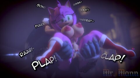 1boy 1girls 3d amy_rose anthro anthro_on_anthro areola blue_fur breasts carrying carrying_partner claws dialogue duo erection eyelashes female furry furry_female furry_male furry_only genitals gloves hands_on_legs idiotboxangel legs_apart legwear male male/female mammal moaning_in_pleasure night night_sky nipples open_mouth penis penis_in_pussy pink_fur plap_(sound) pussy red_legwear sex sonic_(series) sonic_the_hedgehog sonic_the_hedgehog_(series) sonic_the_werehog sound_effects straight straight_sex text unseen_male_face white_gloves