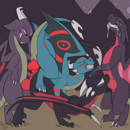 2019 2_horns activision airtight all_fours all_three_filled anal anal_sex animal_genitalia animal_penis ass_up back_wings black_body black_cum blade bodily_fluids cave cheek_spikes claws colored_cum countershade_torso countershading cum cum_in_mouth cum_inside cynder double_penetration dragon dragoviir drooling erection european_mythology eye_roll facial_spikes female female_penetrated feral feral_on_feral foursome from_behind_position fuf genital_fluids genitals grey_body group group_sex hi_res horn inside knot larger_male looking_pleasured male male/female male_penetrating male_penetrating_female membrane_(anatomy) membranous_wings mounting multicolored_body mythological_creature mythological_scalie mythology on_hind_legs oral oral_penetration penetration penile penile_penetration penis penis_in_vagina pussy quadruped red_body red_countershading red_eyes saliva scalie sex size_difference smaller_female spikes spikes_(anatomy) spyro_the_dragon standing tail tail_blade tan_body tan_countershading two-tone_body unusual_bodily_fluids unusual_cum unusual_genital_fluids vaginal_penetration weapon_tail western_dragon wings