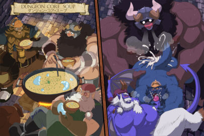 2025 anal anal_sex anthro anthro_on_anthro anthro_penetrated anthro_penetrating anthro_penetrating_anthro armor ass beard before_and_after blazingcheecks blush bodily_fluids bovid bovine bowl cattle clothing cloven_hooves container crossover cum cum_in_ass cum_in_mouth cum_inside cum_on_face dungeon_meshi dwarf english_text erection facial_hair facial_piercing fire food gargoyle genital_fluids genitals gloves group handjob handwear headgear helmet hi_res hooves horn humanoid humanoid_genitalia humanoid_on_anthro humanoid_penis japanese_text kerchief larger_male male male/male male_penetrated male_penetrating male_penetrating_male mammal mature_male moustache muscular muscular_male nipples nose_piercing nose_ring nude overlord_(maruyama) overweight overweight_male pecs penetration penile penile_penetration penis piercing reincarnated_as_a_sword ring_piercing senshi_(delicious_in_dungeon) sex sitting size_difference smaller_male smaller_penetrated smash_cut smile soup species_transformation steam_from_nostrils text transformation trio wings