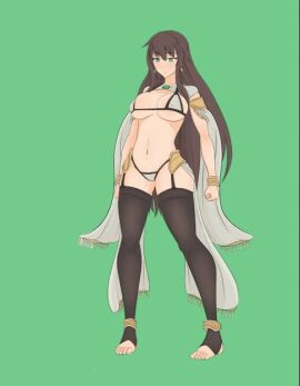 1girls animated bangles belly_growth big_belly bikini_armor breast_expansion breast_growth breast_growth_(enlargement) breasts brown-haired_female brown_hair expansion exposed_toes exposed_torso female female_only gif green-eyed_female green_eyes growth hyper_belly lewd long_hair pregnancy_expansion pregnancy_progression pregnant seeds_of_destiny_(preggopixels) solo stirrup_stockings stockings thigh-high_stockings thigh_high_stockings