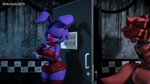 1boy 2girls 3d ambiguous_consent ambiguous_pov animated anthro cryptiacurves dragged fazclaire's_nightclub femdom five_nights_at_freddy's fredina's_nightclub skunkdude13 smooch tagme video voluptuous