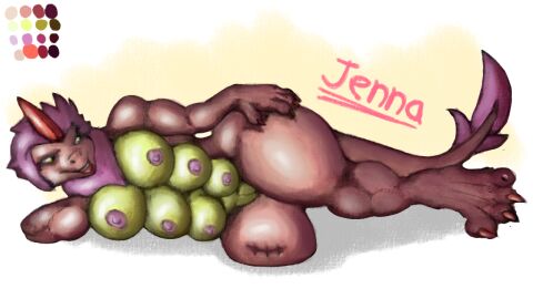 2_missing_limbs 4_toes 6_breasts amputee anthro blue_hair breasts countershading disability dragon feet female genitals green_body hair hand_on_hip lying marhans missing_arm missing_leg multi_breast mythological_creature mythological_scalie mythology nipples nude on_side pussy scalie smile solo toes vulva yellow_body yellow_countershading