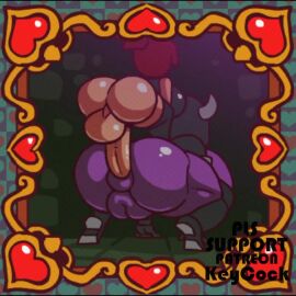 1futa 1girls anal anal_sex animated anne_(trixys_treasures) anus ass ass_bounce ass_jiggle ass_shake big_anus big_ass big_ass_(futa) big_breasts bouncing_ass breasts brown_hair cum_in_ass curvaceous doggy_style dungeon female futa_on_female futanari helmet hi_res intersex jiggling_ass keycock knight mounting muscular muscular_female music perching_position phat_ass puffy_anus purple_body purple_fur purple_skin sex size_difference sound tagme thick_ass trixy_(keycock) trixys_treasures_(keycock) vagina vaginal_sex video