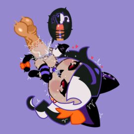 1girls ahe_gao asymmetrical_legwear bangs belly_bulge black_hair blush braid bulge cat_ears cat_tail cookie cookie_run cum cum_in_pussy cum_inside currant_cream_cookie disembodied_penis female goth heart human humanoid_penis impossible_fit interspecies light-skinned_female light_skin lorennsfw male open_mouth open_smile pale-skinned_female pale_skin penetration penis penis_bigger_than_body purple_background purple_tongue pussy pussy_ejaculation pussy_juice red_eyes rolling_eyes short_hair size_difference tagme tears tongue tongue_out trembling two-tone_hair uterus vaginal vaginal_penetration vaginal_sex white_hair x-ray