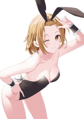1girls artist_request bunnysuit female k-on! ritsu_tainaka_(k-on!)