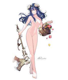 bettercommsoul completely_nude female female_only fire_emblem fire_emblem_awakening lucina_(fire_emblem) lucina_(valentine)_(fire_emblem) nude nude_female nude_filter