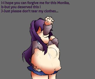 doki_doki_literature_club english_text female fnfsimp613 monika_(doki_doki_literature_club) sequence sequential text vore vore_belly yuri_(doki_doki_literature_club)