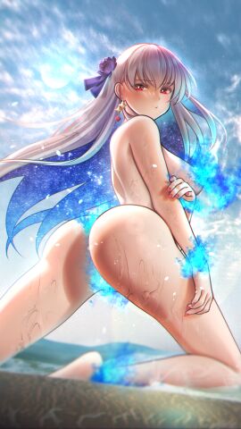 1girls absurd_res absurdres ass ass_cleavage ass_crack ass_focus bare_armpits bare_arms bare_ass bare_back bare_breasts bare_butt bare_calves bare_chest bare_hands bare_hips bare_knees bare_legs bare_midriff bare_shoulders bare_skin bare_soles bare_thighs bare_torso barefoot beach blue-haired_female blue_hair blush blushing_at_viewer blushing_female breasts butt_crack clouds completely_naked completely_nude day daytime dripping_wet earrings elbows embarrassed_female exposed exposed_armpits exposed_arms exposed_ass exposed_back exposed_butt exposed_feet exposed_heels exposed_legs exposed_midriff exposed_shoulders exposed_thighs exposed_torso eyebrows_visible_through_hair fate/grand_order fate_(series) feet female female_focus female_only fingernails fingers full_body groin hair_between_eyes hair_ribbon hand_on_arm hand_on_leg hand_on_own_arm hand_on_own_leg hand_on_own_thigh hand_on_thigh high_resolution highres hourglass_figure kama_(fate) kama_(swimsuit_avenger)_(fate) kama_(swimsuit_avenger)_(third_ascension)_(fate) large_breasts legs light-skinned_female light_skin long_hair looking_at_viewer looking_back nail_polish nails naked naked_female nanaken_nana nude nude_female ocean outdoor_nudity outdoors outside purple_hair_ribbon purple_ribbon red-eyed_female red_eyes red_fingernails red_nail_polish red_nails ribbon sand sea seaside shoulders sideboob sky slender_body slender_waist slim_female slim_waist soaked soles solo thick_ass thick_thighs thighs thin_waist wet wet_ass wet_body wet_butt wet_legs wet_skin wet_thighs white-haired_female white_eyebrows white_hair white_pupils wide_hips