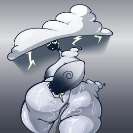 air_creature air_humanoid anal anal_fingering ass big_ass character_request cloud cloud_creature cloud_humanoid disembodied_hand female hand_between_legs hand_on_ass hand_on_butt looking_back lube lube_bottle male male/female nanodude78 non-human toony_eyes