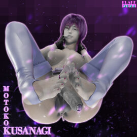 1girls 3d ass barefoot big_penis black_and_white breasts cock cum cum_in_ass dickgirl feet female futanari gaping gaping_anus ghost_in_the_shell intersex khornflakesfm kusanagi_motoko nail_polish penis soles toe_ring toenail_polish toes