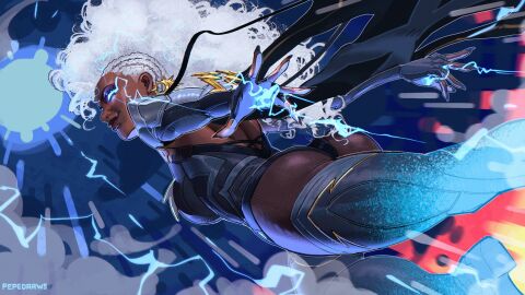 1girls 2025 2d 2d_(artwork) 3d artist_name ass big_ass big_breasts breasts brown-skinned_female brown_body brown_skin bust busty chest clothed clothed_female curvaceous curvy curvy_figure dark-skinned_female dark_skin digital_media_(artwork) electricity female hips hourglass_figure huge_ass huge_breasts large_ass large_breasts legs lightning marvel marvel_comics marvel_rivals mature mature_female mutant mutant_(marvel) ororo_munroe pepedraws powers questionable slim_waist storm_(marvel_rivals) storm_(x-men) thick thick_hips thick_legs thick_thighs thighs voluptuous waist weather weather_manipulation white_hair wide_hips x-men