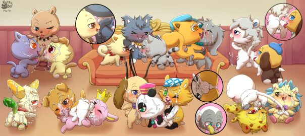 2024 69_position absurd_res alex_(jewelpet) anal anus ass balls balls_suck blue_body blue_eyes blue_fur blue_spines blush bodily_fluids bow_tie brown_body brown_eyes brown_fur brownie_(jewelpet) canid canine capybara caviid cheetah chite_(jewelpet) coal_(jewelpet) collar cum cum_inside dian_(jewelpet) domestic_cat ear_piercing erection eulipotyphlan felid feline felis fellatio fluffy french_kissing fur furniture genital_fluids genitals granite_(jewelpet) group group_sex gumimin hair hedgehog hi_res io_(jewelpet) jasper_(jewelpet) jewelpet jewelpet_(species) jewelry king_(jewelpet) kissing kohaku_(jewelpet) kris_(jewelpet) lagomorph leash leporid male mammal markings masturbation nephrite_(jewelpet) nix_(jewelpet) nude nutty_bo oral orgy penetration penile penis piercing purple_hair rald_(jewelpet) rimming rodent russian_blue sanrio sega sega_toys sex smile sofa spitroast spots spotted_body spotted_fur sucking tail tail_around_penis tail_fetish tail_play tail_sex tailjob tan_body tan_fur tata_(jewelpet) threesome titana_(jewelpet) tongue tongue_out tour_(jewelpet) tuft yellow_body yellow_fur yuku_(jewelpet)