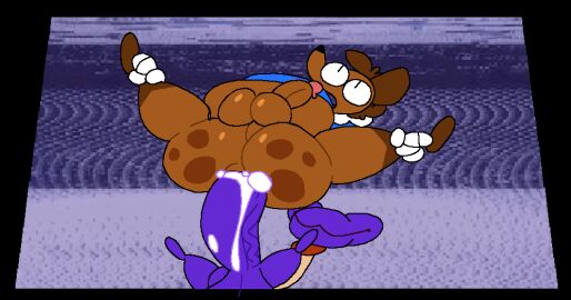 2boys anal anal_penetration animated anthro anthro_penetrated balancedfox balls bfad big_belly big_cock bob_(superiorfoxdafox) cum cum_inside gay huge_balls huge_cock hyena male male/male male_only penetration penis superiorfox thysvid tundra_(tundrathehyena4)