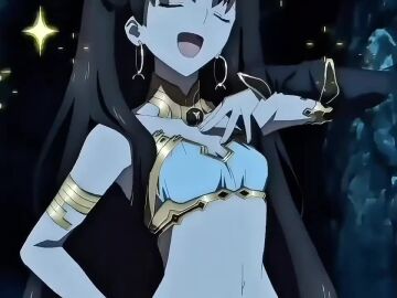 1girls animated ass ass_focus ass_shake black_hair black_panties bottomwear butt_focus clothed dat_ass dat_butt fate/grand_order fate_(series) female female_focus female_only ishtar_(fate) ishtar_(fate)_(all) ishtar_(fate/grand_order) official_art panties solo solo_female solo_focus sound sound_edit tagme tight_clothing video walking