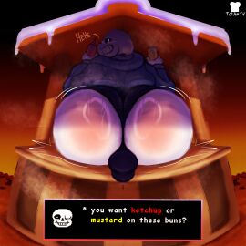 ass big_ass big_butt black_underwear domoatdark english english_text huge_ass huge_butt ketchup male male_only musk mustard presenting_ass presenting_hindquarters sans skeleton smile sweat sweaty_ass sweaty_butt toasty_boi2 undertale undertale_(series)