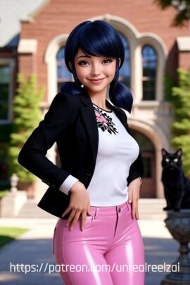 ai ai_generated alya_cesaire animated breasts cartoon chloe_bourgeois dancing ladybug_(character) marinette_dupain-cheng miraculous_ladybug nsfw tagme teasing underwear unrealreelz video