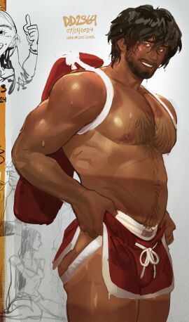 carlos_oliveira gay gay_male jockstrap male male_only resident_evil resident_evil_3 resident_evil_3_remake seansketches solo_male yaoi