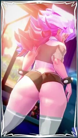 1girls 3d animated ass ass_focus big_ass female_only ruby_(ninapieta) shaking_ass tagme twerking video