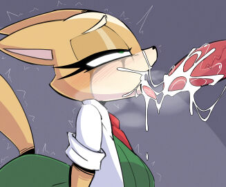 2025 afterglow ahe_gao all_fours ambiguous_species anthro anthro_on_anthro black_nose blush bodily_fluids canid canine clothing cum cum_drip cum_from_mouth cum_in_mouth cum_inside cum_on_face cum_on_tongue disembodied_penis dripping duo eye_roll female fox fox_mccloud fucked_silly fur genderswap genderswap_(mtf) genital_fluids genitals green_clothing green_shirt green_topwear hi_res kerchief male male/female mammal mtf_crossgender mtf_transformation musk_clouds musky_cock nelljoestar nintendo oral_invitation penis red_kerchief red_penis rule_63 runny_mascara shaking shirt star_fox tears tongue topwear transformation trembling vein veiny_penis white_body white_clothing white_fur white_inner_ear white_shirt white_topwear yellow_body yellow_fur