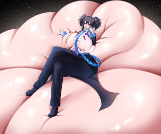 1girls astronomical_hyper expansion female huge_areolae huge_ass huge_breasts huge_nipples hyper hyper_areola hyper_breasts hyper_nipples ruko_yokune tagme torn_clothes utau vocaloid wardrobe_destruction wardrobe_malfunction