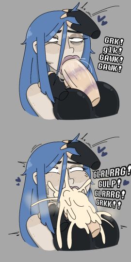 1female 1girls arcane arcane_jinx baggy_eyes big_breasts big_lips black_clothing blowjob blue_hair boobjob broken_rape_victim bust busty cheek_bulge cheeks_inflation clothed clothed_breasts clothed_sex clothing cuffs cum cum_in_mouth cum_inside cum_on_body cum_on_breasts cum_on_face disembodied_hand disembodied_hands disembodied_penis dripping_cum drool drool_string drooling dubious_consent duo ejaculation excessive_cum eyes_half_open eyeshadow face_fucking facefuck forced_oral forced_sex freckles freckles_on_face freckles_on_shoulders grabbing grabbing_hair grabbing_head grabbing_neck huge_breasts jinx_(arcane) jinx_(league_of_legends) large_breasts league_of_legends light-skinned_female light-skinned_futa light_skin lipstick_mark lipstick_on_penis long_hair lying_on_stomach massive_breasts messy_hair milkbuni mouth_full_of_cock mouth_full_of_cum multiple_images overflowing_cum pale-skinned_female pale_skin pants_down penis_in_mouth saliva saliva_drip saliva_on_penis saliva_trail sex shiny_clothes skin_tight smile stitched sweat sweatdrop thick_lips tied_hair tight_clothing tired tired_eyes titjob unamused