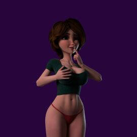 3d ass aunt aunt_cass big_ass big_breasts big_butt big_cleavage big_hero_6 big_thighs breasts cass_hamada cleavage crop_top female green_crop_top huge_cleavage marvel marvel_comics mgsnak239 navel