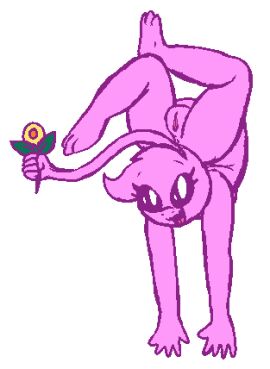 2021 3_toes 5_fingers aliasing alien alien_humanoid anus ass digital_media_(artwork) eyebrows eyelashes feet female fingers flower genitals handstand holding_flower holding_object humanoid imby_(imbynova) lewdnova looking_at_viewer low_res lunoid nude open_mouth open_smile pink_body plant presenting presenting_hindquarters pupils pussy simple_background smile snout solo tail tail_hand toes tongue unusual_anatomy unusual_tail what white_background white_pupils