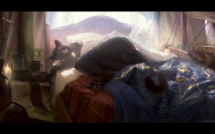 animal_genitalia anthro ass backsack balls ballsack bed bedding biped black_body black_fur blanket candle casual_nudity closed_eyes detailed_background digitigrade felid fur furniture genitals hi_res inside lying male mammal nomax nude on_bed on_side pantherine pawpads paws pillow relaxing sheath signature sleeping solo tail