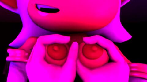 3d 3d_model 3d_render animated anthro anthro_female average_breasts bat bat_wings breast_grab breasts female furry furry_female hands_on_breasts happy_female horny_female mobian mobian_(species) mobian_bat mordecai_on_parade nipples nipples_play pointy_teeth rouge_the_bat sega sonic_(series) sonic_adventure_2 sonic_the_hedgehog_(series)