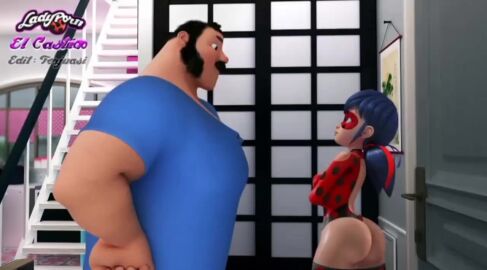 dad discussion father incest ladybug_(character) marinette_dupain-cheng miraculous_ladybug mp4 tagme talking video