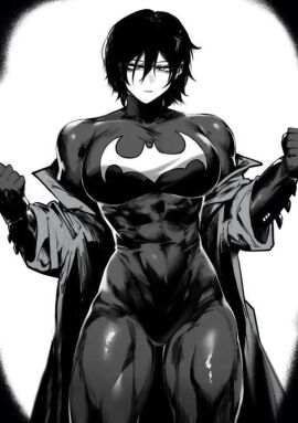 abs asian asian_female athletic athletic_female batgirl batgirl_(cassandra_cain) batman_(series) biceps big_breasts breasts cassandra_cain clothed clothed_female dc dc_comics female large_boobs large_breasts light-skinned_female light_skin masoq095 muscular muscular_female toned toned_female