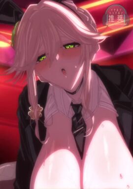 1boy ade_(agent_bunny)_(nikke) ade_(nikke) animal_ear_hairband animal_ears animated between_breasts black_leotard black_necktie blush braid breasts bun_with_braided_base censored clover_hair_ornament collared_shirt commander_(nikke) commentary_request cowgirl_position erection fake_animal_ears female four-leaf_clover_hair_ornament goddess_of_victory:_nikke green_eyes hair_ornament hairband highres huge_breasts indoors lampshade leotard moaning mosaic_censoring necktie necktie_between_breasts nipples open_mouth paid_reward_available penis playboy_bunny rabbit_ear_hairband rabbit_ears sex shirt solo_focus sound sound_effects squatting_cowgirl_position straddling straight subtitled sweat tagme translation_request undersized_breast_cup vaginal_penetration video zenokidon
