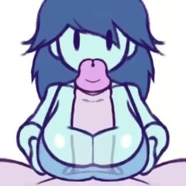 1boy 1girls 2022 after_sex all_the_way_to_the_base animated anon bare_arms bare_shoulders bedroom_eyes big_penis blue_body blue_clothing blue_eyes blue_hair blue_skin boobs bra breast_hold breasts cleaning_fellatio closed_eyes clothed_female_nude_male clothed_sex cum cum_between_breasts cum_in_mouth cum_inside cum_on_breasts cum_on_clothes cum_on_face cum_on_penis cum_swallow cumshot deepthroat ejaculation ejaculation_between_breasts fellatio female ghost ghost_girl grey_body huge_breasts infinite_cum large_breasts large_penis licking licking_cum longer_than_30_seconds longer_than_one_minute looking_at_viewer male mob_face no_nose oral outercourse paizuri paizuri_under_clothes penis post-orgasm_torture pov see-through smile smiling smiling_at_viewer sound spooky's_house_of_jump_scares spooky_(shojs) straight tongue tongue_around_penis tongue_out tongue_wrap video wallstapless white_background