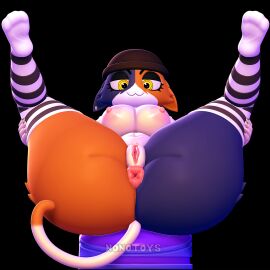1girls 2024 2024s 3d 3d_(artwork) 3d_model anthro anthro_female anthrofied anus ass big_ass big_butt black_background blue_body blue_fur brown_body butt clitoris clothing digital_media_(artwork) ear_piercing ear_ring epic_games felid feline felis female female_anthro female_focus female_only footwear fortnite fortnite:_battle_royale fur furry furry_female gaming_chair genitals hi_res holding_leg laying_on_back legwear mammal meow_skulls meow_skulls_(fortnite) meowskulls nipples nonotoys orange_body orange_fur pattern_clothing pattern_footwear pattern_legwear pattern_socks piercing pinup pose puffy_anus pussy ring_piercing simple_background solo solo_female solo_focus spread_legs spreading striped_clothing striped_footwear striped_legwear striped_socks striped_thigh_highs striped_thighhighs stripes tail thigh_highs thighhighs three-tone_body three-tone_fur three_tone_body three_tone_fur tricolor tricolor_fur white_body white_fur yellow_eyes
