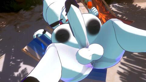 1futa 3d balls big_breasts breasts drink five_nights_at_freddy's fnaf fredina's_nightclub futa_only futanari huge_cock intersex laying_down laying_on_back legs_up lying lying_on_back marie_(cally3d) marionette_(fnaf) penis puppet_(fnaf) sloppydragons smooth_balls smooth_penis solo tagme vrchat white_body