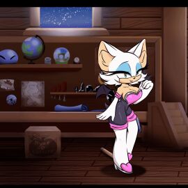 1girls 2d 2d_animation animated ass bat bat_ears bat_wings blue_green_eyes body_suit bouncing_breasts breasts condom eyelashes eyeshadow female gif green_eyes hourglass_figure jiggle jiggling_breasts latex_bodysuit leather_bodysuit long_gloves mobian mobian_(species) mobian_bat nipples nyan_o_lantern_(artist) one_eye_closed rouge_the_bat seductive_look sega sonic_(series) sonic_adventure_2 sonic_the_hedgehog_(series) suggestive thigh_boots thighhigh_boots white_fur white_hair