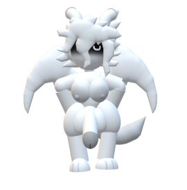 1futa 3d artist_request breasts changed_(video_game) female female_gargoyle_(changed) furry futa_only futanari grey_hair grey_skin intersex medium_breasts medium_penis penis solo source_request