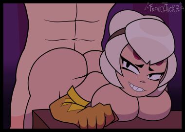 animated blonde_hair brawl_stars charlie_(brawl_stars) female freakyjackz sickojacko