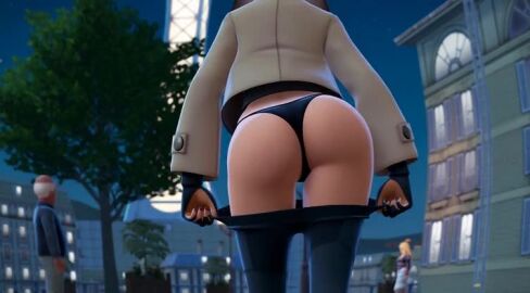 3d ai_generated ass ass_up back_view big_ass bodysuit clothed clothed_female curvy curvy_body curvy_female curvy_figure curvy_hips dark-skinned_female dark_skin emma_(pokemon) female game_freak grok matiere_(pokemon) matiere_(pokemon_legends:_z-a) moving_ass moving_hips nintendo nintendo_switch nintendo_switch_2 pokemon pokemon_legends:_z-a short_hair tagme thick_ass thick_thighs video