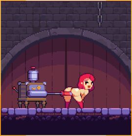animated boobs breasts female pixel_animation pixel_art scarlet_maiden video_game_character video_games