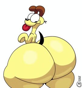 1boy 2024 animated ass big_ass big_butt booty breathotter canine cute cute_face digital_media_(artwork) dog_tail garfield_(series) huge_ass huge_butt large_ass large_booty large_butt looking_back looking_down looking_down_at_butt male moving_as mr_otter_breath odie odie_the_dog reupload tongue tongue_out yellow_body