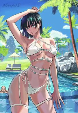 fubuki_(one-punch_man) genplzai one one-punch_man swimsuit tagme video